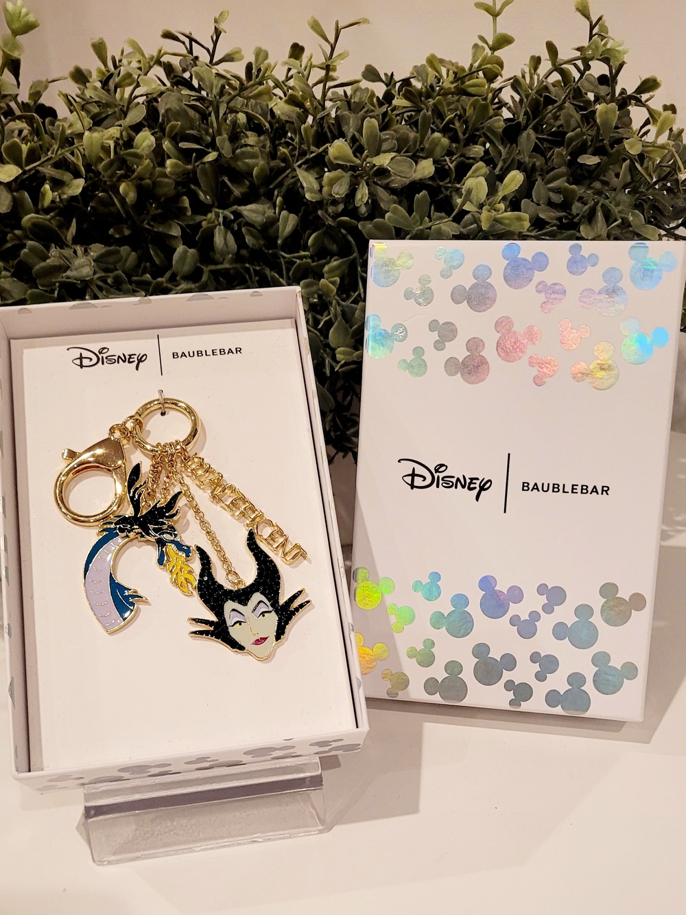Disney Baublebar Maleficent Enamel Keychain/Charm